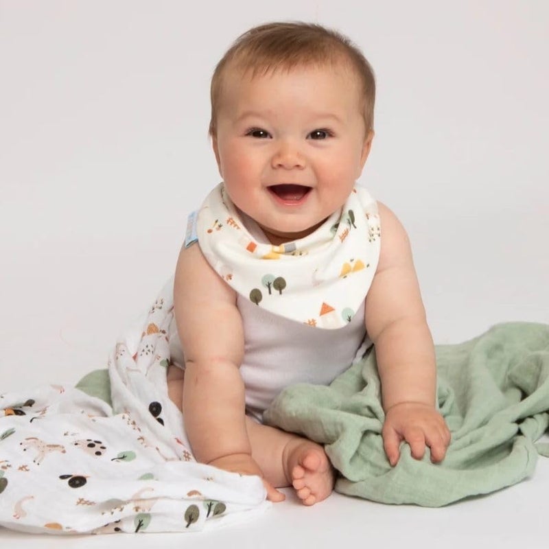 All4Ella Country Farm Bandana Bibs 2 Pack - Image 2